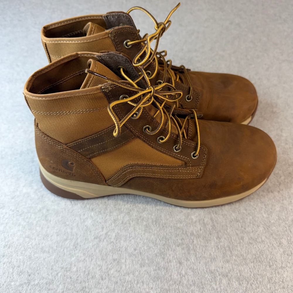 Carhartt Force 5-Inch Lightweight Sneaker Boots Brown Leather FA5415-M Mens 11.5